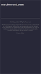Mobile Screenshot of mactorrent.com